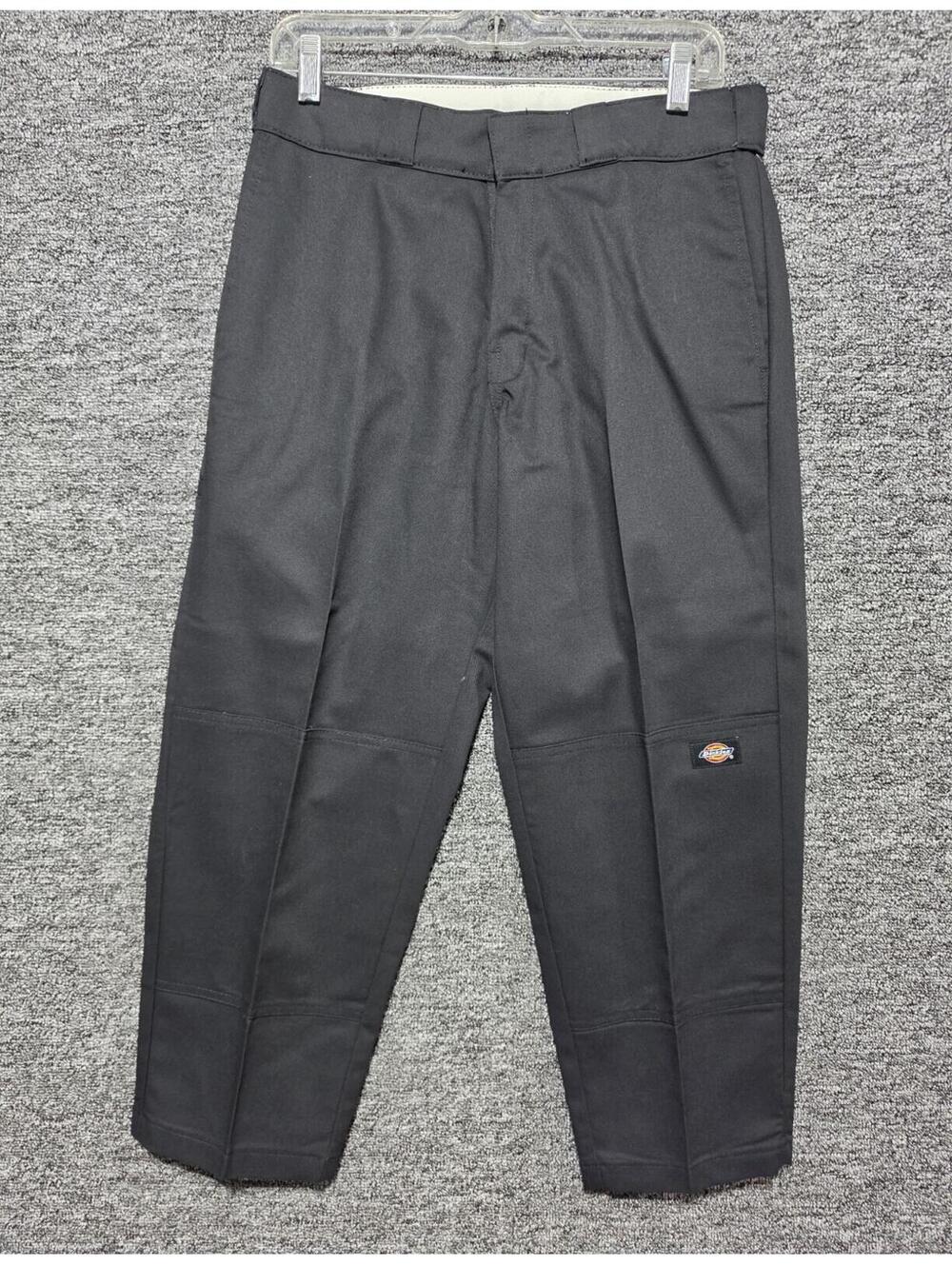 Dickies FLEX Men's Regular Fit Work Pants Black Twill Cotton Blend 42 WP882BK